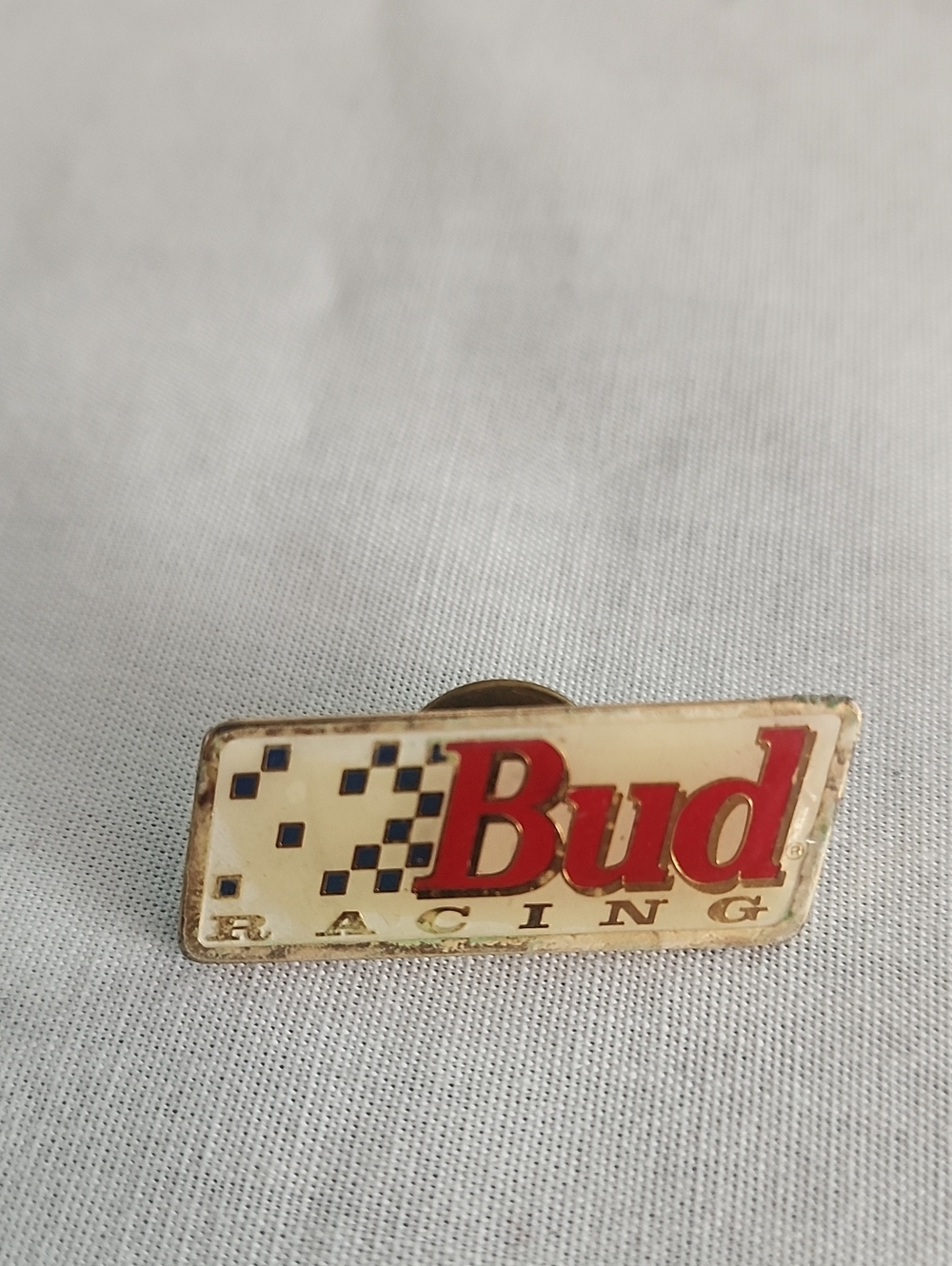 Budweiser " Bud Racing" Hat/Lapel Enamel Pin